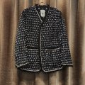 thread tweed jacket (BK)