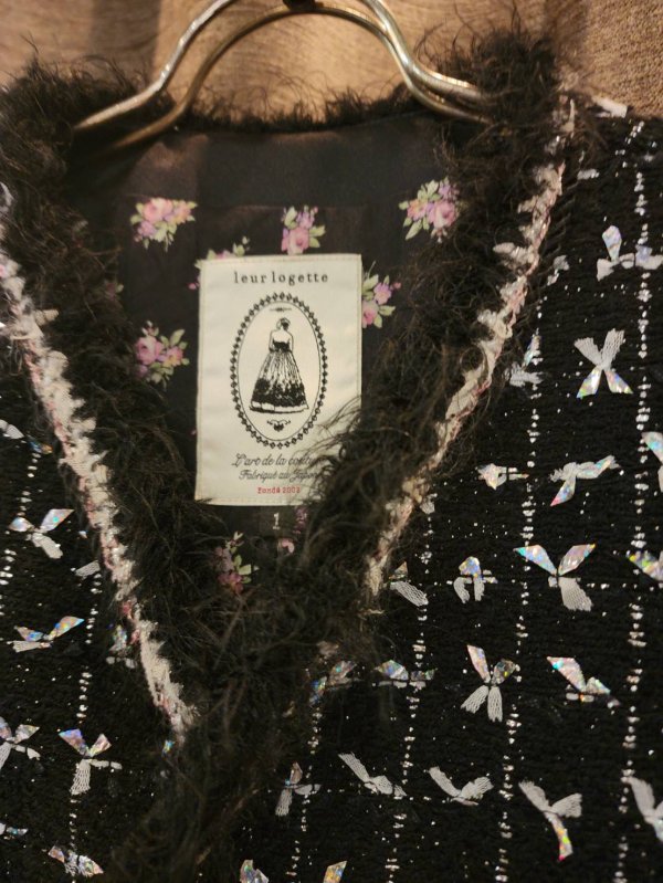 画像3: thread tweed jacket (BK)