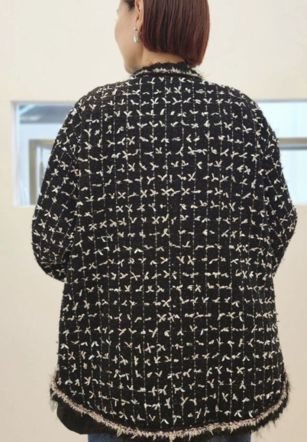 画像8: thread tweed jacket (BK)