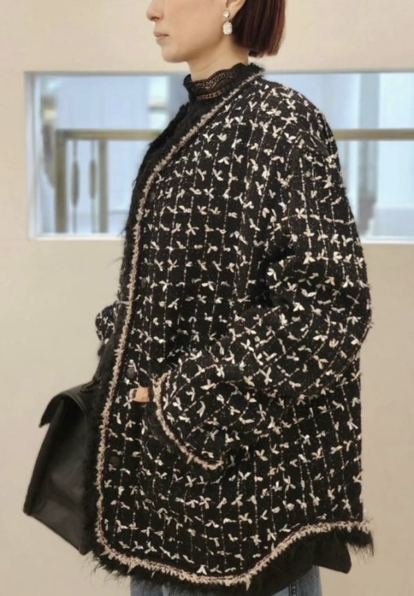 画像9: thread tweed jacket (BK)