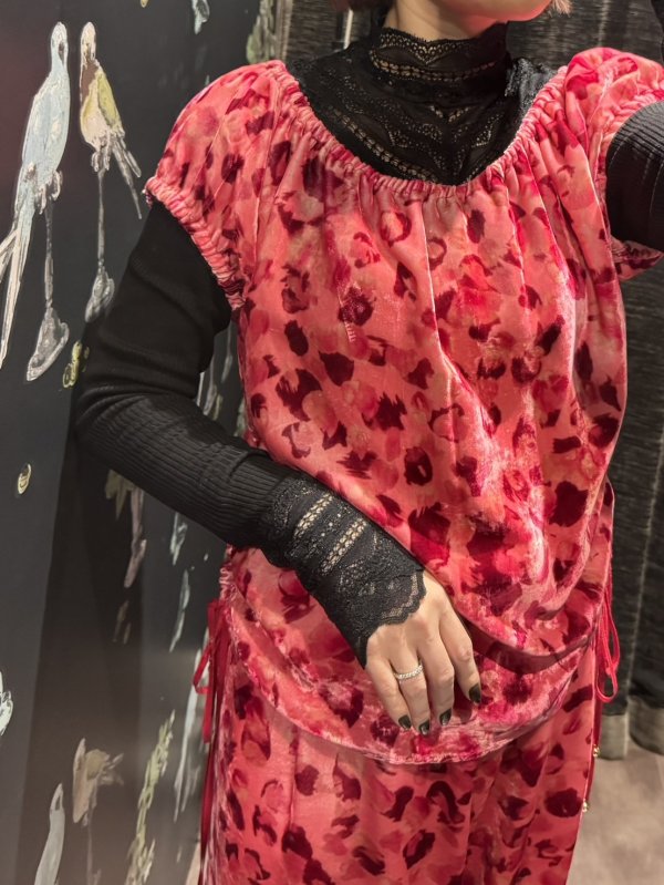 画像10: petal velvet top  (PK)
