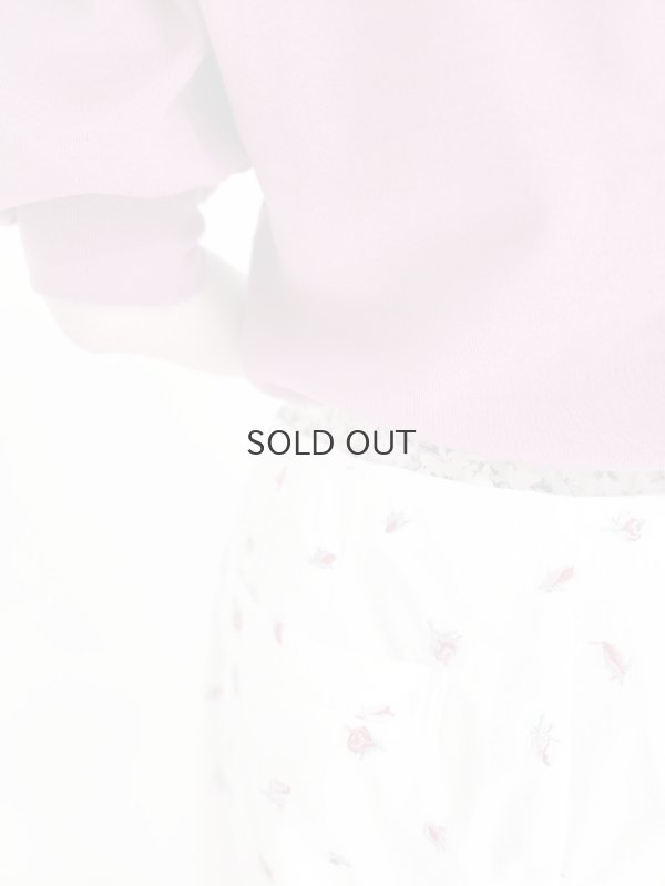 画像20: cotton flower embroidery pants (WH)