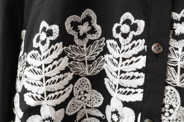 画像8: swing garden ブラウス (ADA1395:BK)