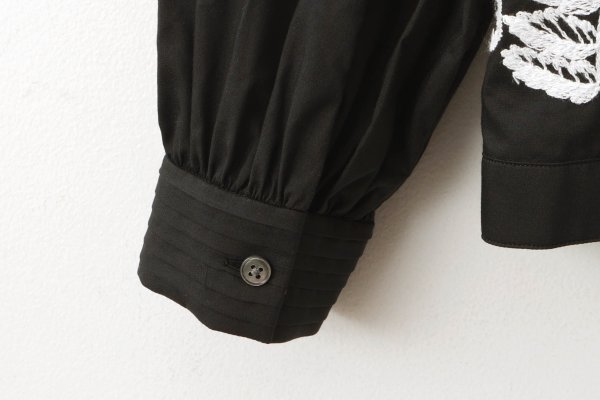 画像7: swing garden ブラウス (ADA1395:BK)