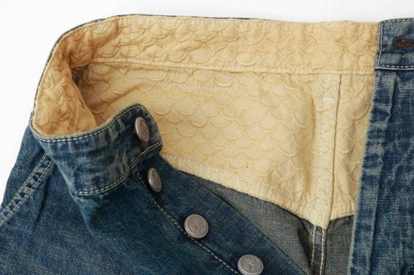 画像6: every day ニーパネルデニム DN4643 (BL)