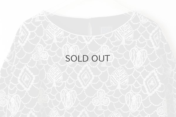 画像3: forest card ブラウス (ADA1403:BK)