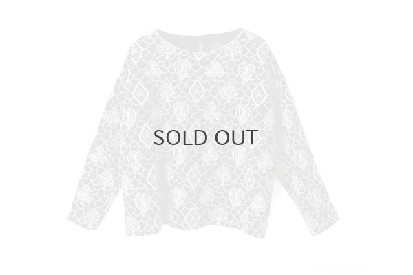 画像1: forest card ブラウス (ADA1403:BK)