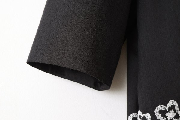 画像6: swing garden ランタンスリーブドレス (ADA3177:DNV)