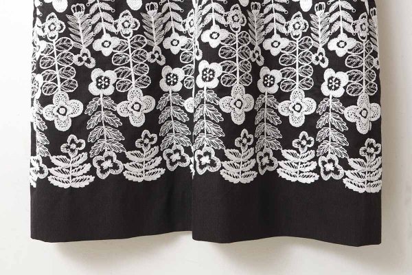 画像8: swing garden ランタンスリーブドレス (ADA3177:DNV)