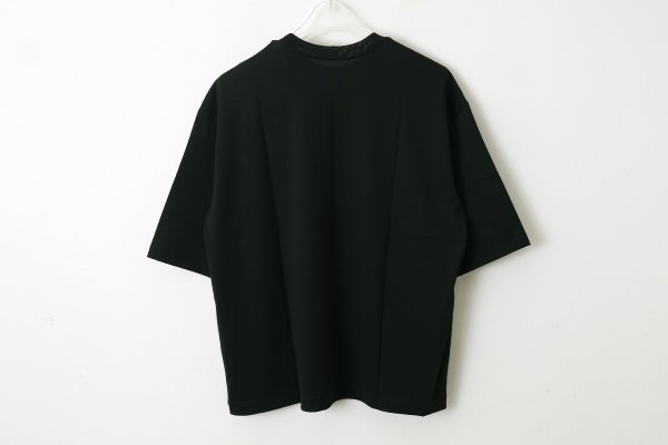 画像2: pelata ハーフスリーブカットソー (ADA8016:BK)