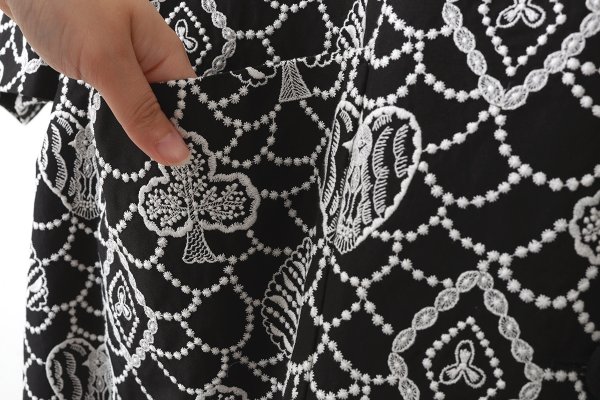 画像6: forest card コート (ADA6813:BK)