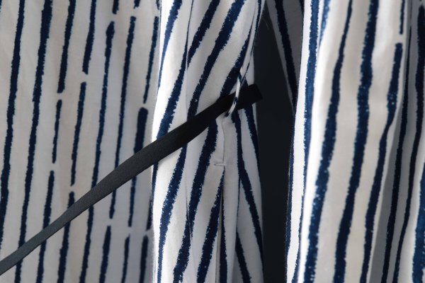 画像4: misty flower スタンドカラーギャザードレス (ADA3178:WH)