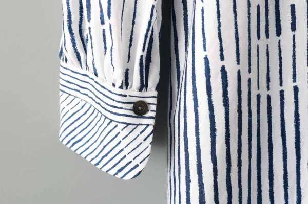 画像13: misty flower スタンドカラーギャザードレス (ADA3178:WH)