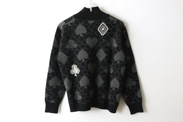 画像2: forest card ニットプルオーバー (ADA8042:DNV)