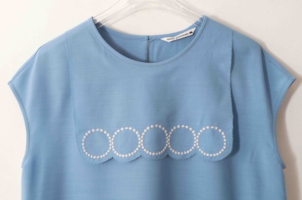 画像3: tambourine フレンチスリーブブラウス (ADS1357:BL)