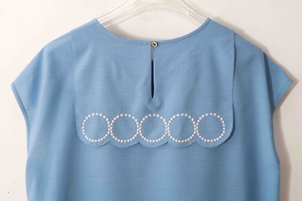 画像7: tambourine フレンチスリーブブラウス (ADS1357:BL)