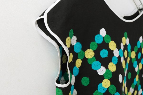 画像4: ◯lueur フレンチスリーブブラウス (ADS1377:BK)