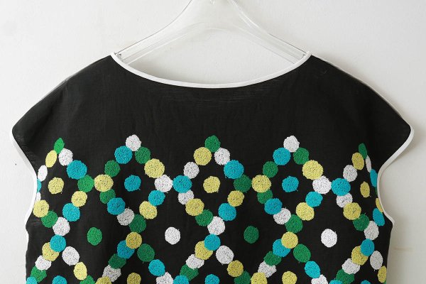 画像6: ◯lueur フレンチスリーブブラウス (ADS1377:BK)