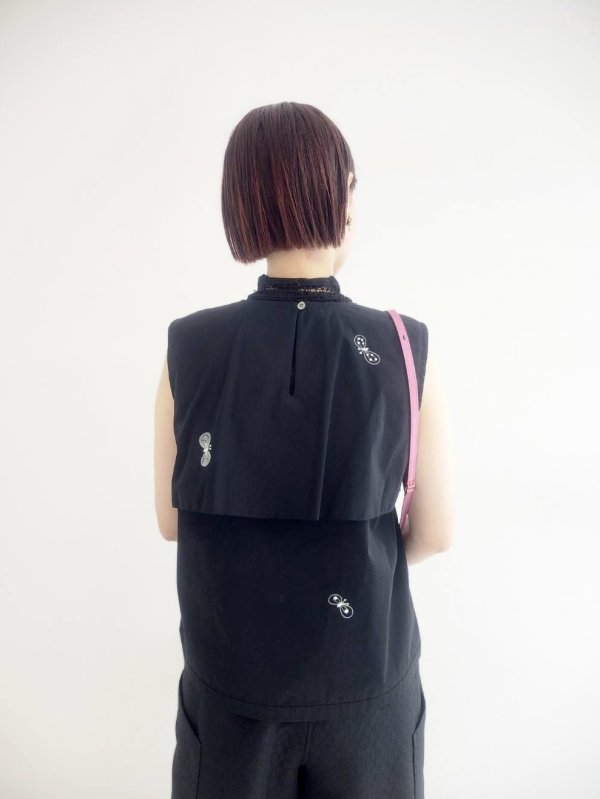 画像23: choucho ノースリーブブラウス (ADS1364:BK)