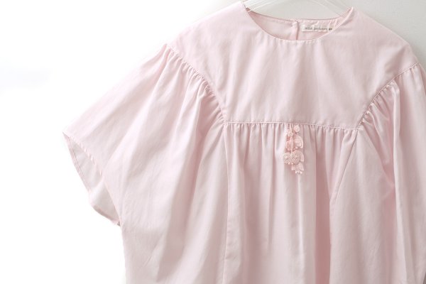 画像4: light wind ヨークギャザーブラウス (AES1428:LPK)