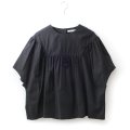 light wind ヨークギャザーブラウス (AES1428:BK)