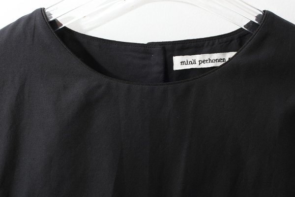 画像5: light wind ヨークギャザーブラウス (AES1428:BK)