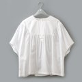 light wind ヨークギャザーブラウス (AES1428:WH)