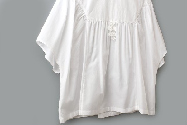画像5: light wind ヨークギャザーブラウス (AES1428:WH)