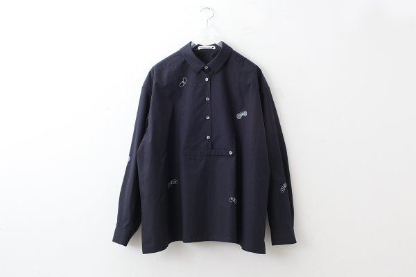 画像1: choucho ブラウス (AES1447:NV)