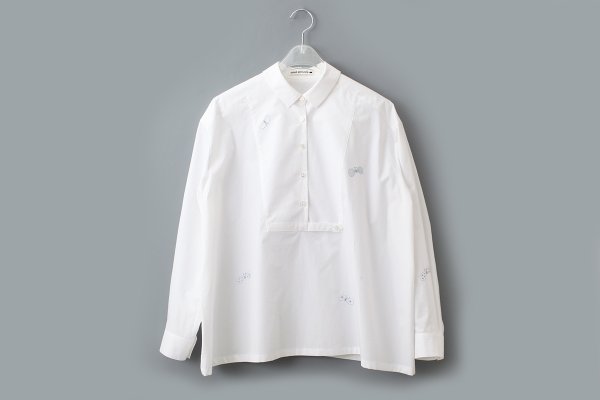 画像1: choucho ブラウス (AES1447:WH)