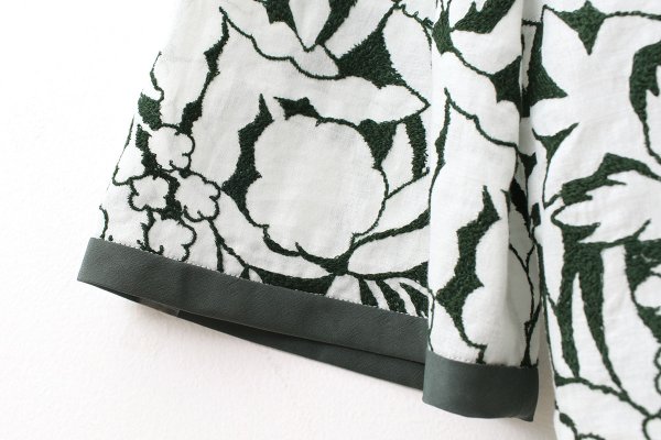 画像5: shadow フレアスリーブブラウス (AES1448:GR)