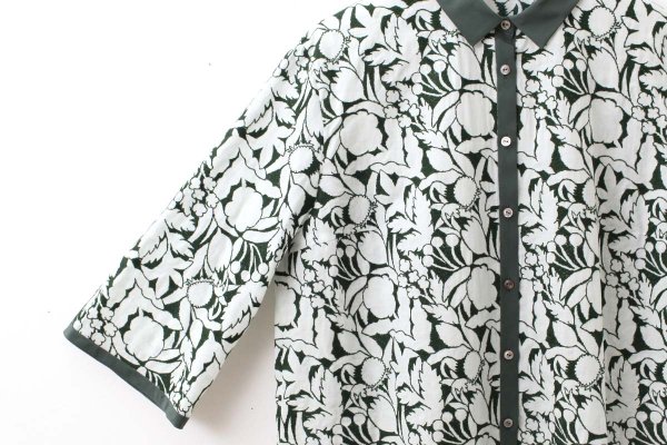 画像4: shadow フレアスリーブブラウス (AES1448:GR)