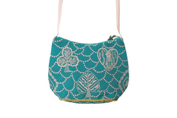 画像1: 子供服 mignon pochette バッグ -forest card- (ADA7298P:BL)