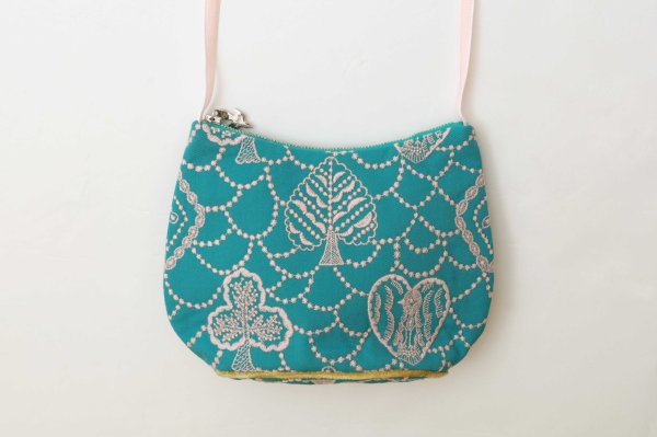 画像2: 子供服 mignon pochette バッグ -forest card- (ADA7298P:BL)