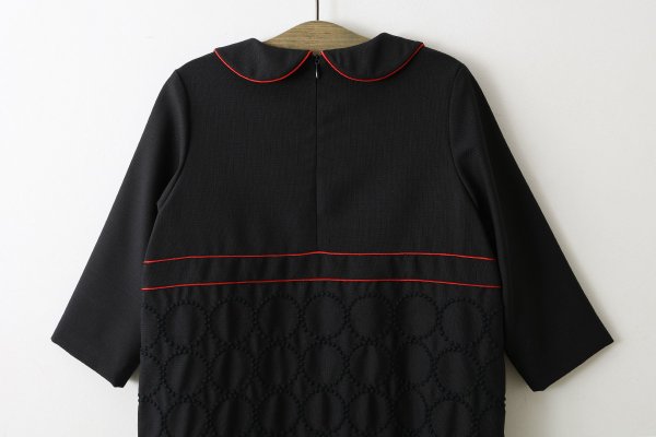 画像7: ○ 子供服 tambourine 丸襟ワンピース (ACS3391P:NV×NV)