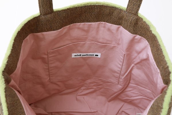 画像8: 子供服 famille tote bag -choucho- (ADA7293P:BR)