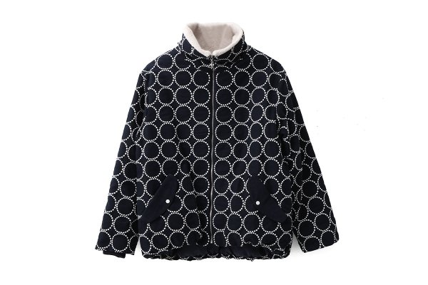 画像1: 子供服 tambourine 中綿コート (AEA6085PD:NV)