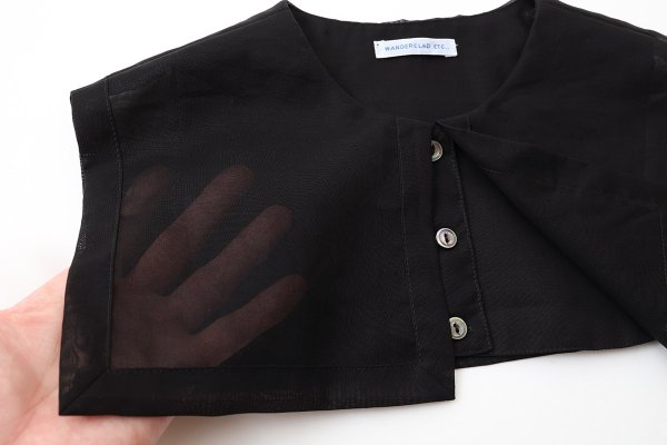 画像4: Sailor Collar Organza (BK)