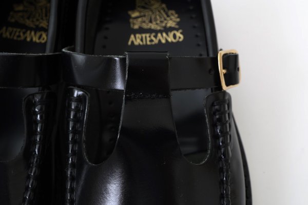 画像3: ARTESANOS Tストラップシューズ (BK)