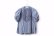 画像1: modern tuck frill volume sleeve blouse (NV×WH) (1)