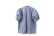 画像2: modern tuck frill volume sleeve blouse (NV×WH) (2)