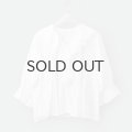 SALE‼︎ sheer check raffle collar blouse (OWH)
