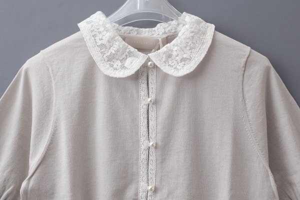 画像4: cotton nylon lace color knit cardigan (IGY)
