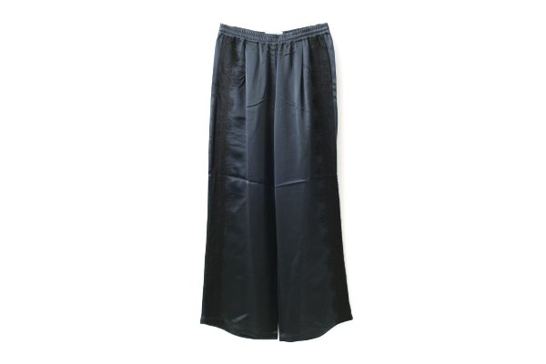 画像1: 【SOI-MeME】eyelash lace satin drawstring pants