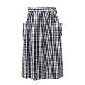 3 ET DEMI original gingham check skirt (BK)