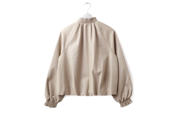 画像9: soft eco-leather blouson (IV)