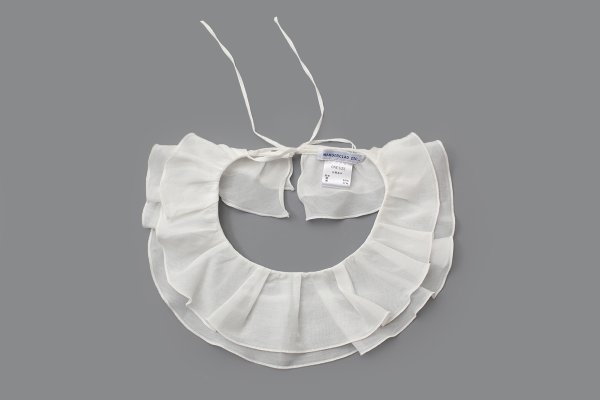 画像1: DOUBLE RUFFLE COLLAR "Petal" (OWH)