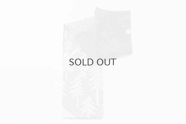 画像4: ×mina perhonen HOUSE IN THE FORESTウールシングル ブランケット (WH×GY)