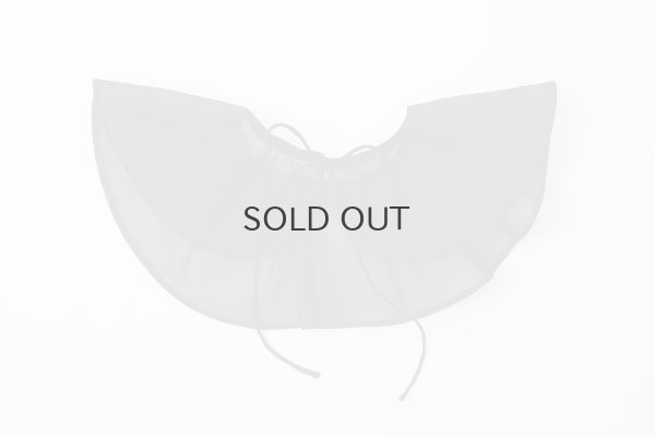 画像3: Big Ruffle Collar Organza (BK)