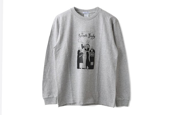 画像1: Cinephile Long T-Shirts "The Animals Family" (GY)
